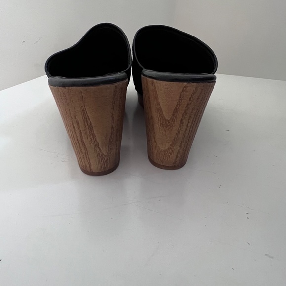 PENELOPE CHILVERS Black Suede Floral Print Mules Sz 38 - Picture 5 of 13